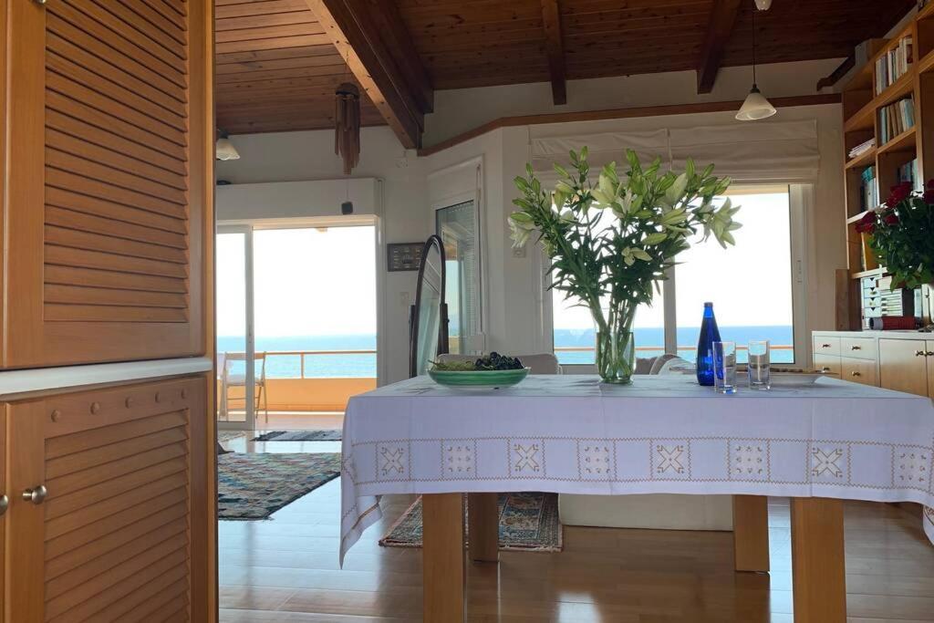 360º Suite With Endless Views To The Ionian Sea Mytikas  Extérieur photo